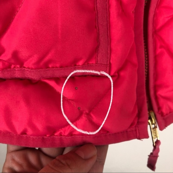 J. Crew- Pink Excursion down blend quilted vest - Picture 5 of 9